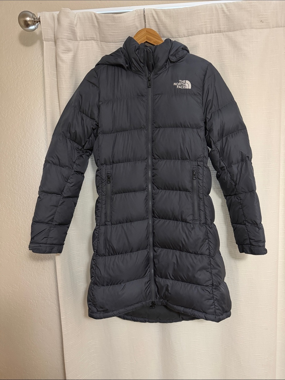The North Face Women's Hooded Long Down Puffer Coat -
